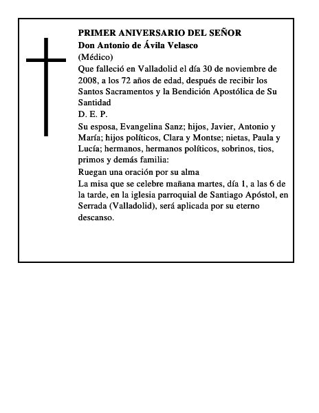 Don Antonio de Ávila Velasco
