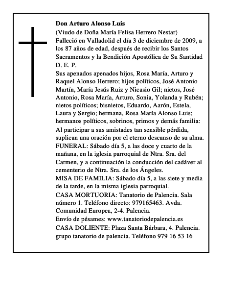 Don Arturo Alonso Luis