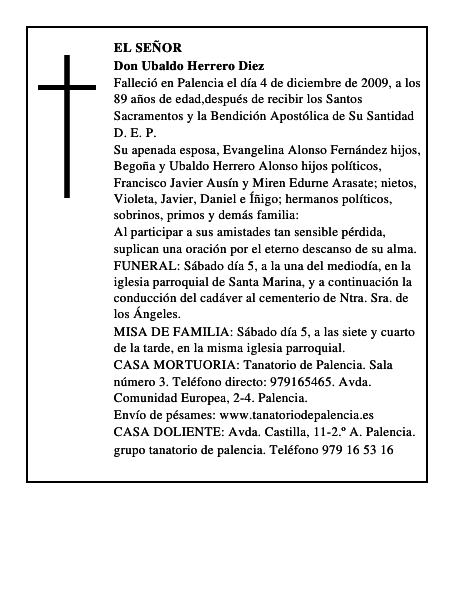Don Ubaldo Herrero Diez