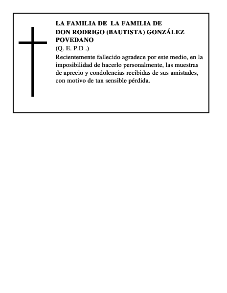 Don Rodrigo (Bautista) González Povedano