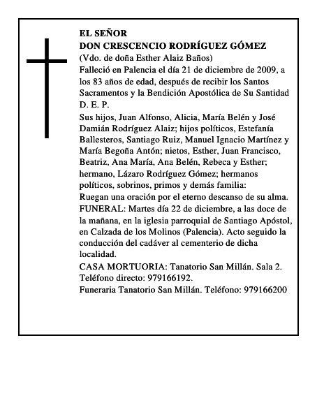 Don Crescencio Rodríguez Gómez