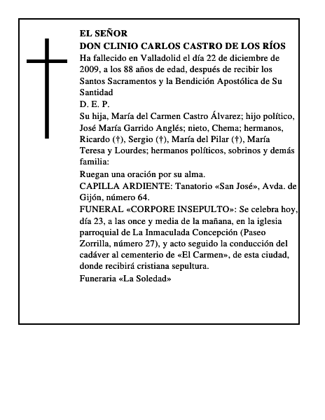 Don Clinio Carlos Castro de los Ríos