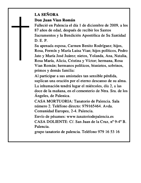 Don Juan Vian Román