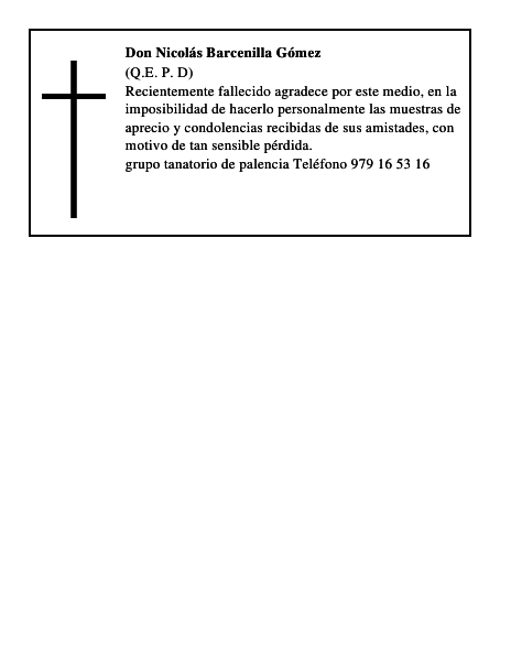 Don Nicolás Barcenilla Gómez