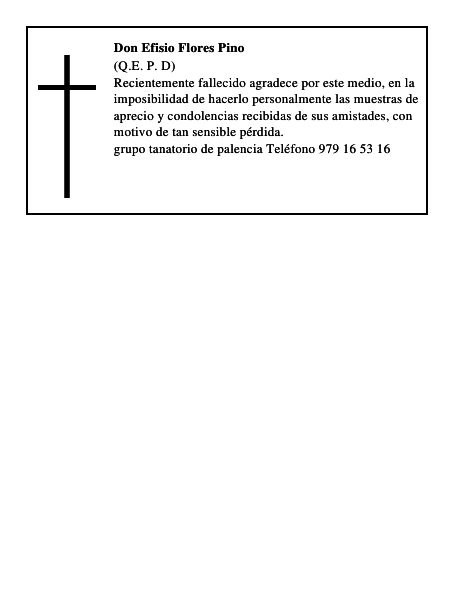 Don Efisio Flores Pino