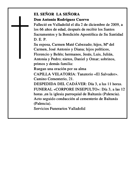 Don Antonio Rodríguez Cuervo