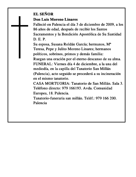 Don Luis Moreno Linares