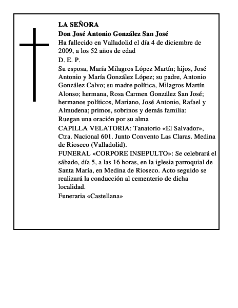 Don José Antonio González San José