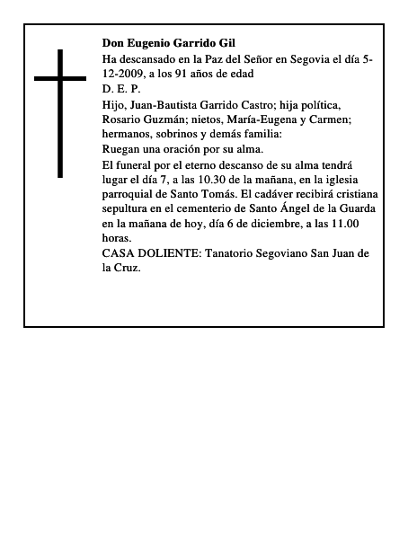 Don Eugenio Garrido Gil
