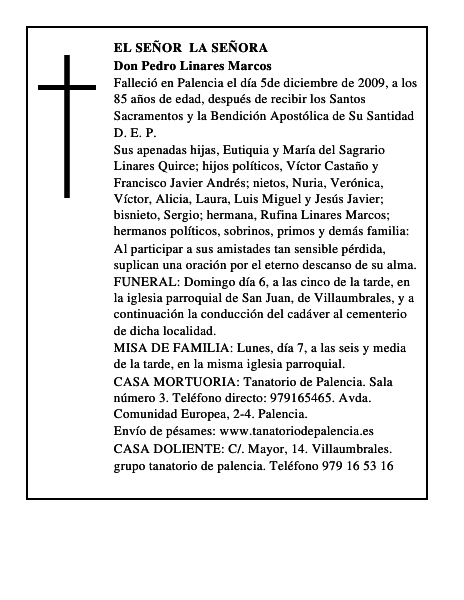 Don Pedro Linares Marcos