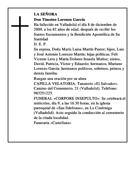 Don Timoteo Lorenzo García