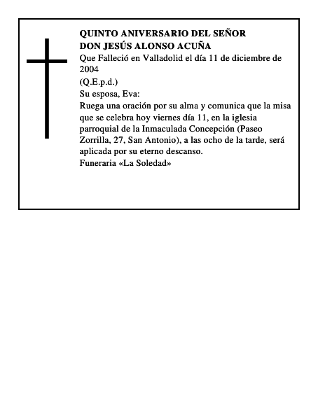 Don Jesús Alonso Acuña