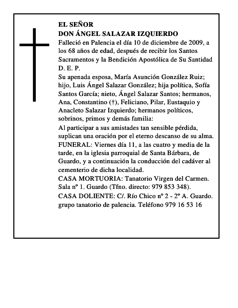 Don Ángel Salazar Izquierdo