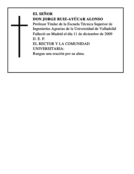 Don Jorge Ruiz-Ayúcar Alonso