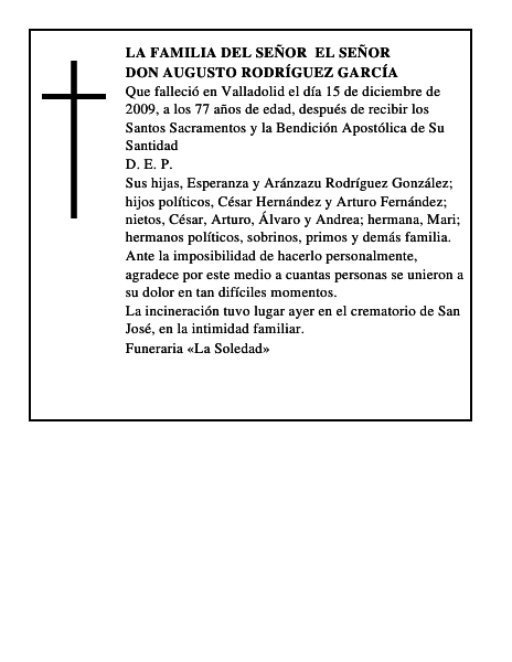 Don Augusto Rodríguez García
