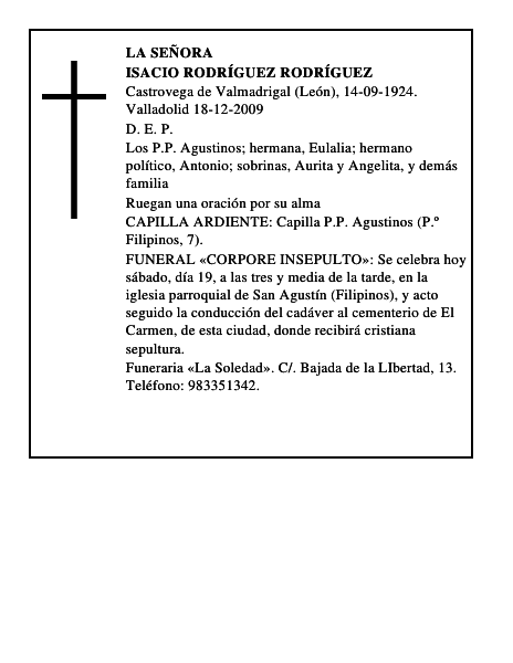 Isacio Rodríguez Rodríguez