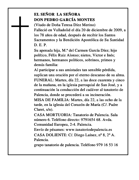 Don Pedro García Montes