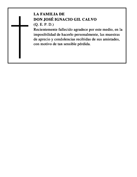 Don José Ignacio Gil Calvo