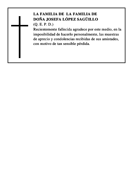 Doña Josefa López Sagüillo