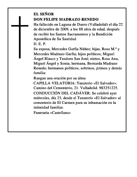 Don Felipe Madrazo Renedo