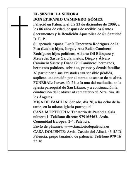 Don Epifanio Caminero Gómez