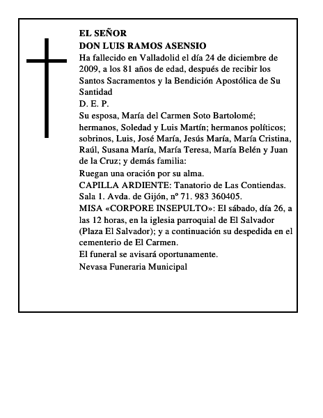 Don Luis Ramos Asensio