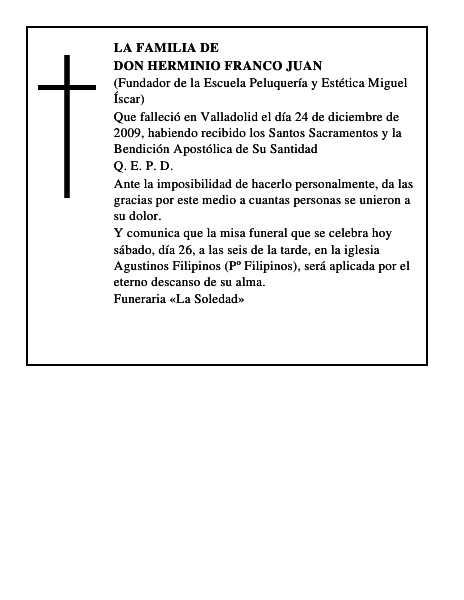 Don Herminio Franco Juan