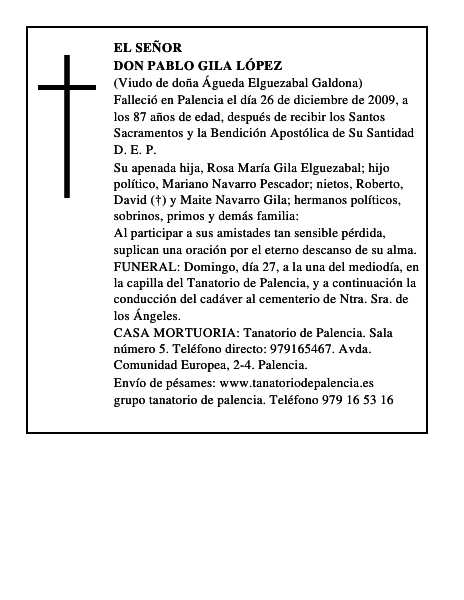 Don Pablo Gila López