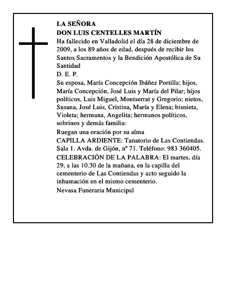 Don Luis Centelles Martín