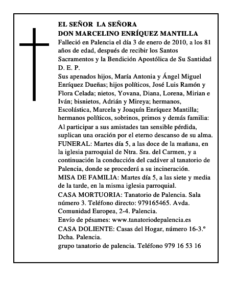 Don Marcelino Enríquez Mantilla