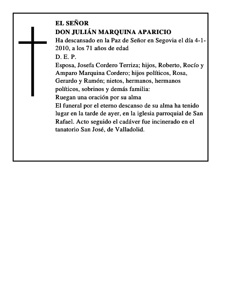 Don Julián Marquina Aparicio