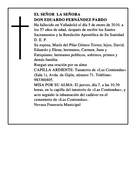 Don Eduardo Fernández Pardo