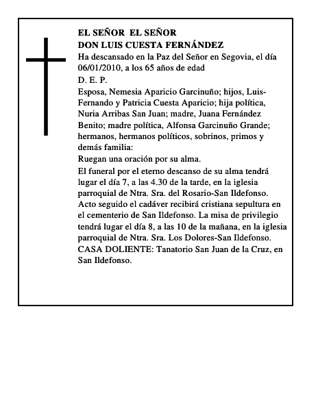 Don Luis Cuesta Fernández