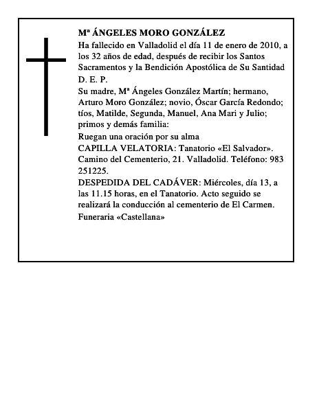 Mª Ángeles Moro González