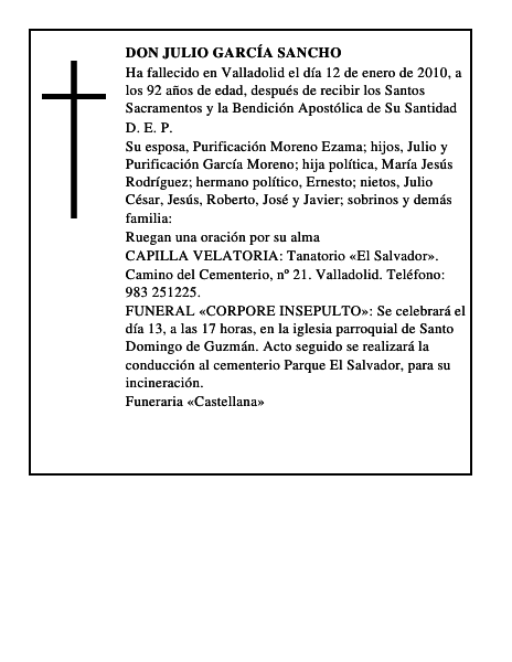 Don Julio García Sancho