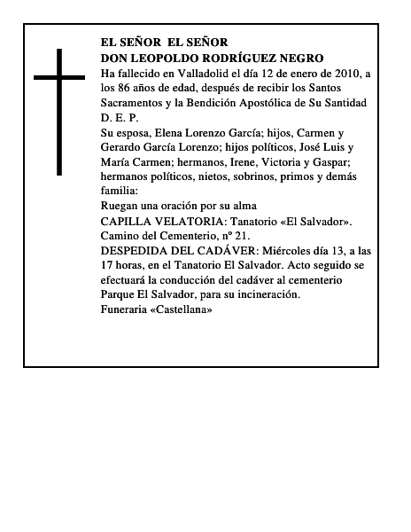 Don Leopoldo Rodríguez Negro