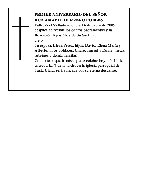 Don Amable Herrero Robles