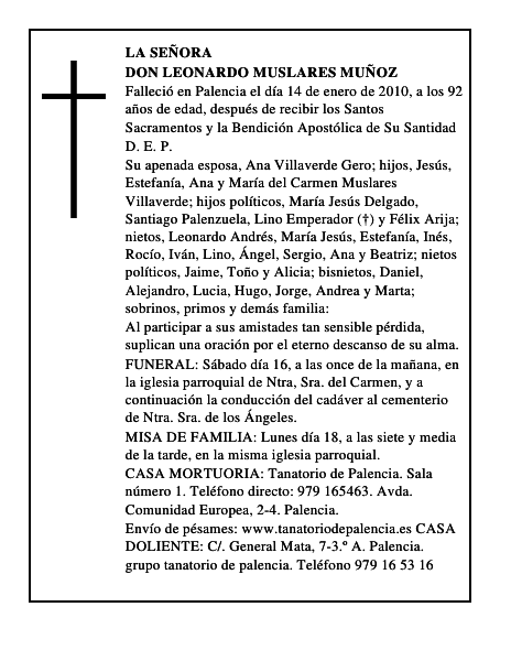 Don Leonardo Muslares Muñoz