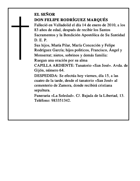Don Felipe Rodríguez Marqués