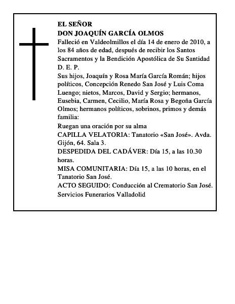 Don Joaquín García Olmos