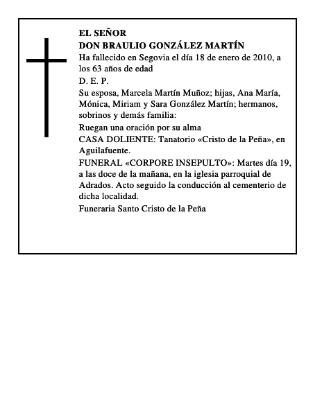 Don Braulio González Martín