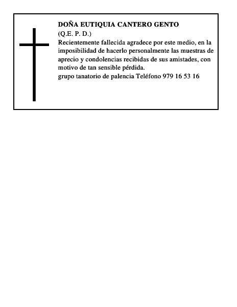 Doña Eutiquia Cantero Gento