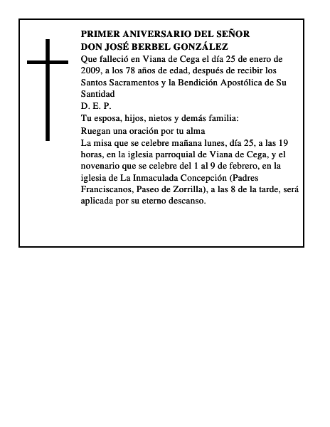 Don José Berbel González