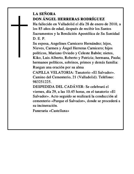 Don Ángel Herreras Rodríguez