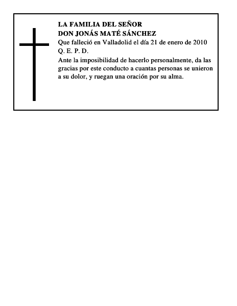Don Jonás Maté Sánchez