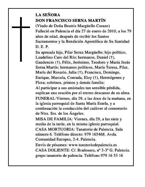 Don Francisco Serna Martín
