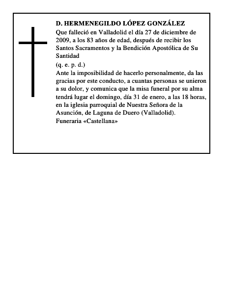 D. Hermenegildo López González
