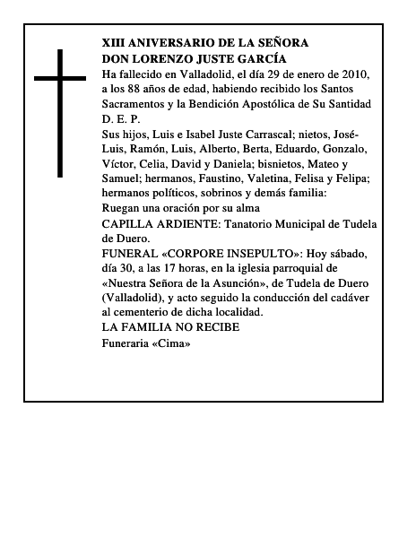 Don Lorenzo Juste García