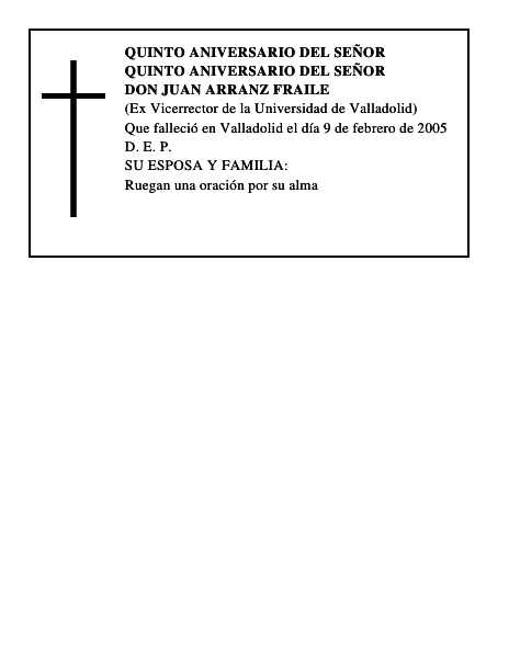 Don Juan Arranz Fraile