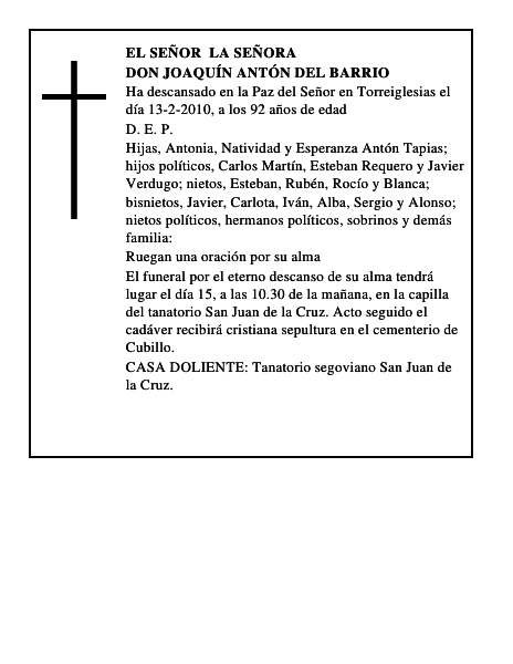 Don Joaquín Antón del Barrio